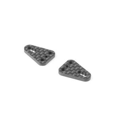 X1'20 GRAPHITE POD LINK PLATE 2.5MM (2) - 371185 - XRAY