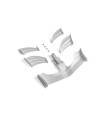 X1 COMPOSITE ADJUSTABLE FRONT WING - WHITE - ETS APPROVED - 371203 - 