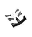 X1 COMPOSITE ADJUSTABLE FRONT WING - BLACK - ETS APPROVED - 371203-K 