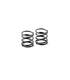 FRONT COIL SPRING FOR 4MM PIN C 2.1-2.3 - BLACK (2) - XRAY - 372188