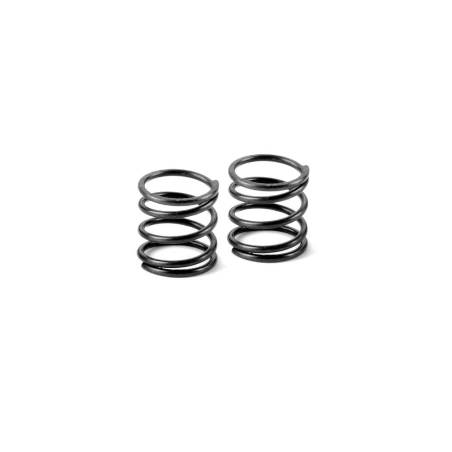 FRONT COIL SPRING FOR 4MM PIN C 2.1-2.3 - BLACK (2) - XRAY