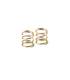 FRONT COIL SPRING FOR 4MM PIN C 1.5-1.7 - GOLD (2) - XRAY - 372186