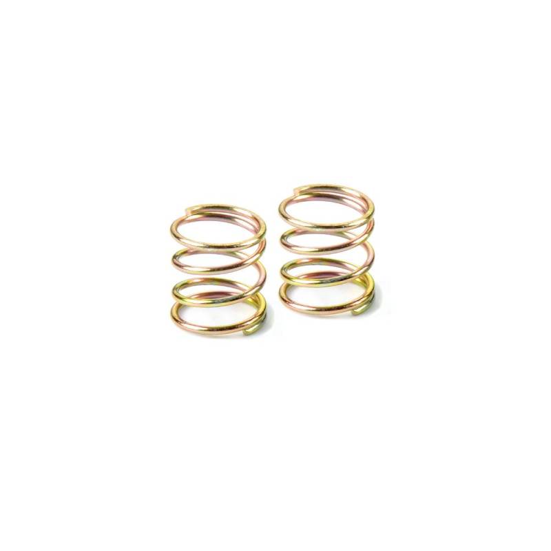 FRONT COIL SPRING FOR 4MM PIN C 1.5-1.7 - GOLD (2) - XRAY FRONT COIL SPRING FOR 4MM PIN C 1.5-1.7 - GOLD (2) - XRAY