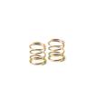 FRONT COIL SPRING FOR 4MM PIN C 1.5-1.7 - GOLD (2) - XRAY