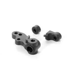 X1 COMPOSITE STEERING BLOCK - 3-HOLE & BACKSTOPS - 372213 - XRAY