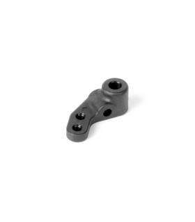 COMPOSITE STEERING BLOCK 4MM KING PIN LEFT - GRAPH. - XRAY