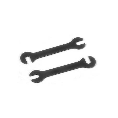STEEL SHIM 0.4MM - BLACK (2) - 372293 - XRAY
