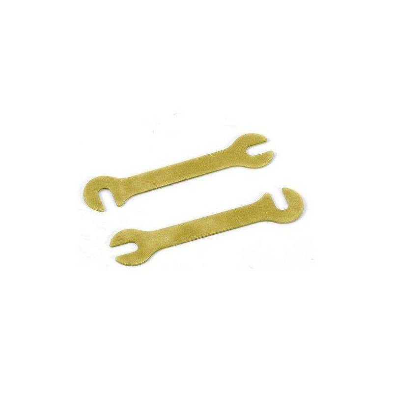 STEEL SHIM 0.6MM - GOLD (2) - 372294 - XRAY