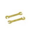 STEEL SHIM 0.6MM - GOLD (2) - 372294 - XRAY