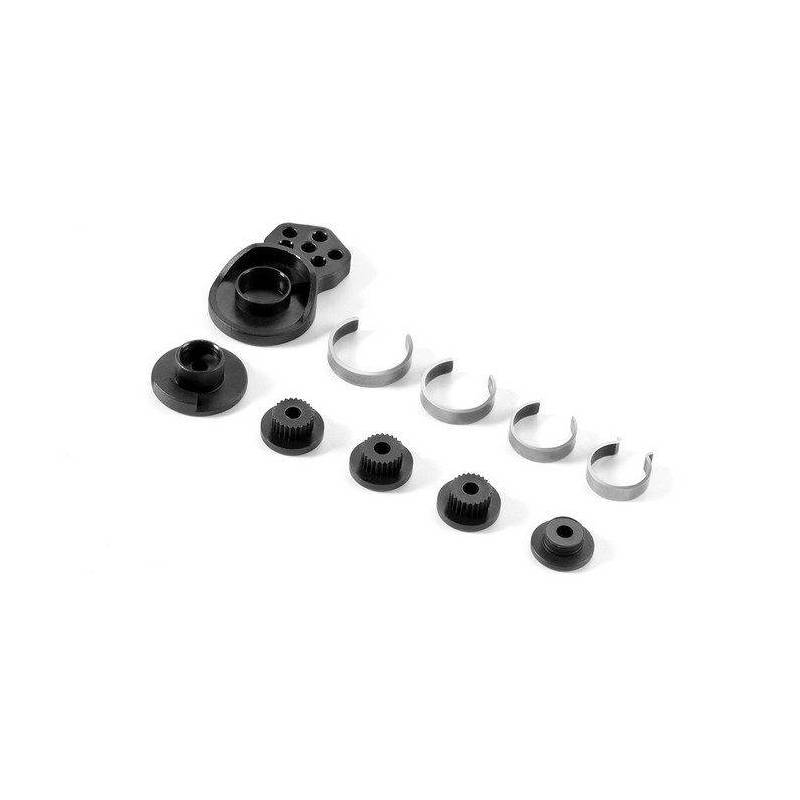 COMPOSITE SERVO SAVER - X-STIFF - SET - V2 - 372503 - XRAY COMPOSITE SERVO SAVER - X-STIFF - SET - V2 - 372503 - XRAY