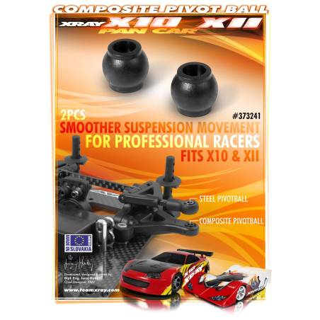 COMPOSITE PIVOTBALL UNIVERSAL 6.0 MM (2) - 373241 - XRAY