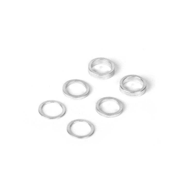 SET OF ALU SHIMS 6.37x8.4MM (0.5MM, 1.0MM, 2.0MM) - XRAY SET OF ALU SHIMS 6.37x8.4MM (0.5MM, 1.0MM, 2.0MM) - XRAY