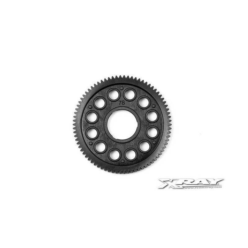 COMPOSITE SPUR GEAR - 78T / 64P - 375878 - XRAY COMPOSITE SPUR GEAR - 78T / 64P - 375878 - XRAY