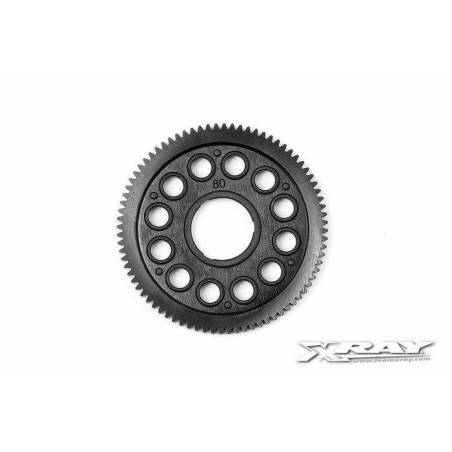 COMPOSITE SPUR GEAR - 80T / 64P - 375880 - XRAY