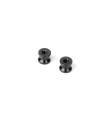 ALU MOUNT 6.0MM - BLACK (2) - XRAY - 376366-K