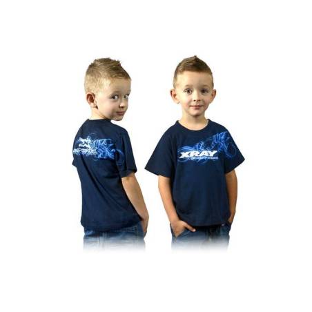 XRAY JUNIOR TEAM T-SHIRT (3/4 - 98-104cm) - 395019S - XRAY