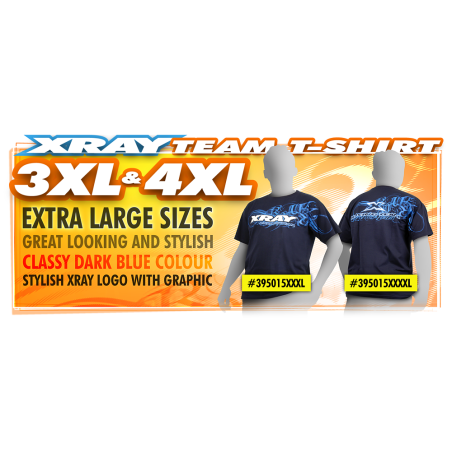 XRAY TEAM T-SHIRT (XXXL)  - 395015XXXL - XRAY