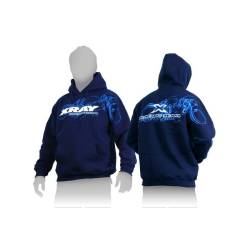 XRAY SWEATER HOODED - BLUE (S) - XRAY