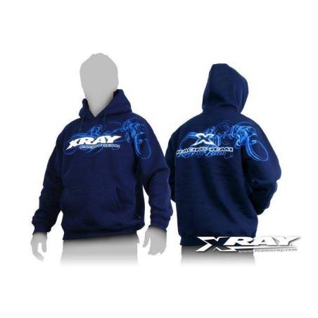 XRAY SWEATER HOODED - BLUE (L) - XRAY - 395500L