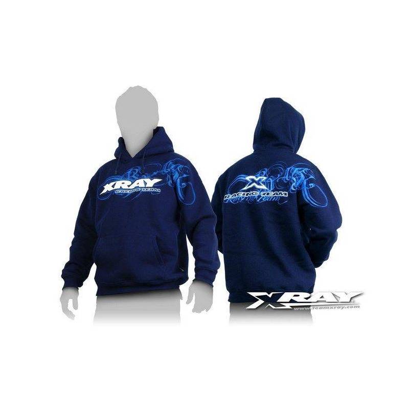 XRAY SWEATER HOODED - BLUE (XXL) - XRAY - 395500XXL XRAY SWEATER HOODED - BLUE (XXL) - XRAY - 395500XXL