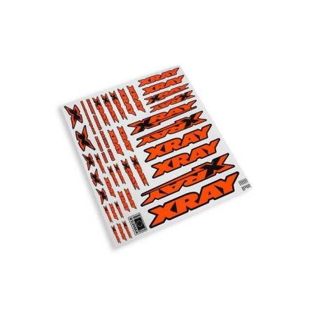 XRAY STICKER FOR BODY - NEON ORANGE - XRAY