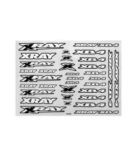 Autocollants XRAY XB4 Blanc - XRAY - 397380