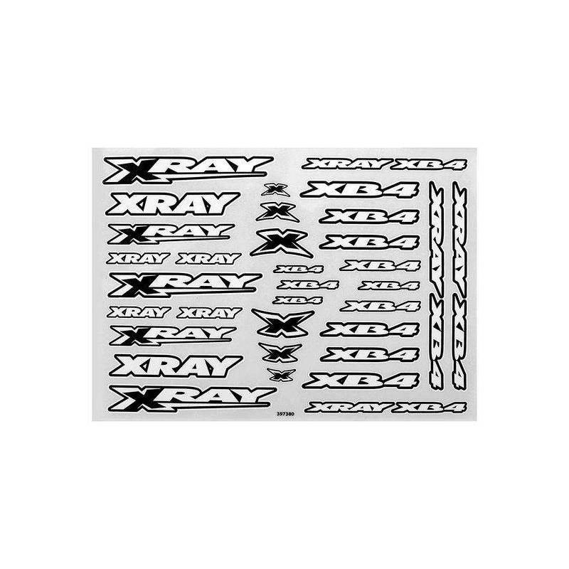 XRAY XB4 STICKER FOR BODY - WHITE - XRAY XRAY XB4 STICKER FOR BODY - WHITE - XRAY