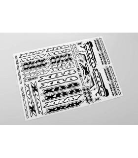 XRAY XB8 STICKER FOR BODY - WHITE - 397359 - XRAY