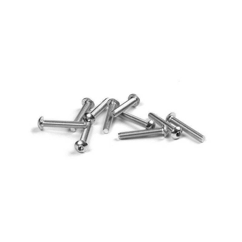 HEX SCREW SH M3x18 - LEFT THREAD (10) - XRAY HEX SCREW SH M3x18 - LEFT THREAD (10) - XRAY