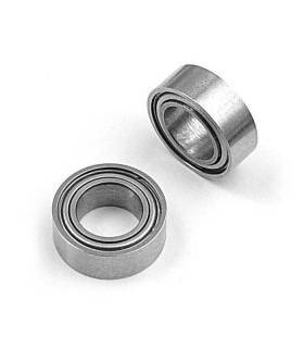 BALL-BEARING 4x7x2.5 STEEL SEALED - OIL (2) - 930407 - XRAY