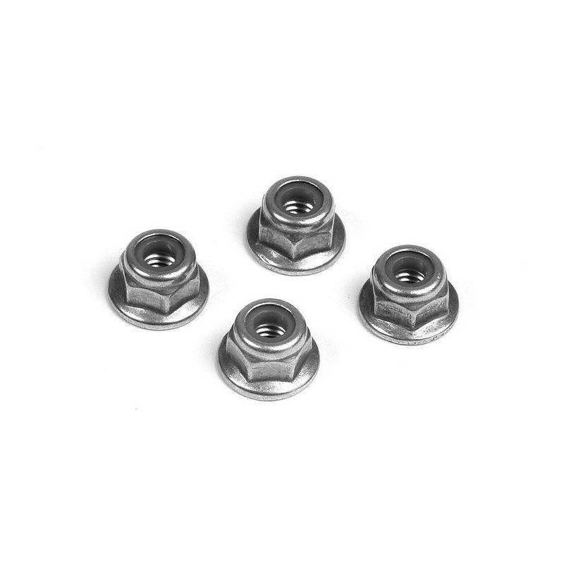 NUT M4 WITH FLANGE (10) - 960140 - XRAY NUT M4 WITH FLANGE (10) - 960140 - XRAY