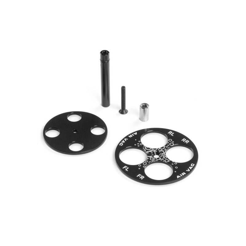 VACUUM PUMP POST & SHOCK HOLDER - 1/10 AWESOMATIX - HUDY - 104063 VACUUM PUMP POST & SHOCK HOLDER - 1/10 AWESOMATIX - HUDY - 104063