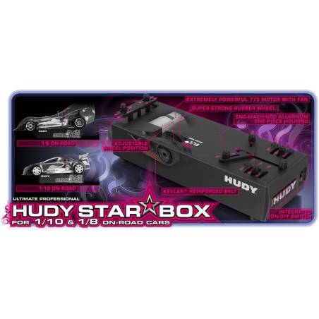 HUDY STAR-BOX ON-ROAD 1/10 & 1/8 - LIPO  VERSION - HUDY