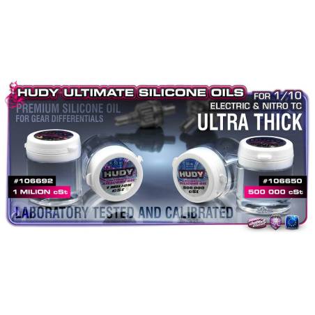 HUDY PREMIUM SILICONE OIL 500 000 cSt - 50ML - HUDY