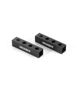 CHASSIS DROOP GAUGE SUPPORT BLOCKS (20 MM) FOR 1/8 - LW (2) - HUDY