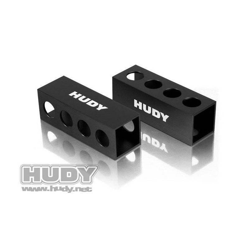 CHASSIS DROOP GAUGE SUPPORT BLOCKS 30MM FOR 1/8 OFF-ROAD - LW (2) - 1 CHASSIS DROOP GAUGE SUPPORT BLOCKS 30MM FOR 1/8 OFF-ROAD - LW (2) - 1