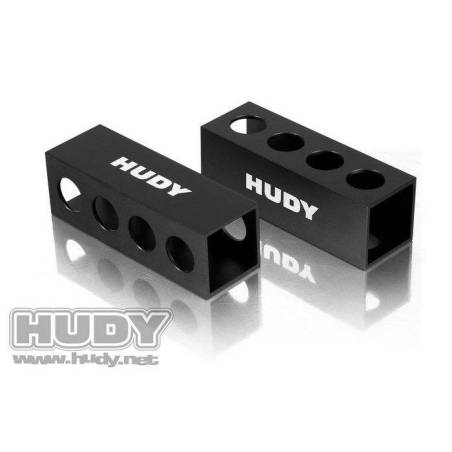 CHASSIS DROOP GAUGE SUPPORT BLOCKS 30MM FOR 1/8 OFF-ROAD - HUDY