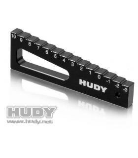 CHASSIS DROOP GAUGE -3 TO 10 MM FOR 1/8 CARS (20 MM) - HUDY