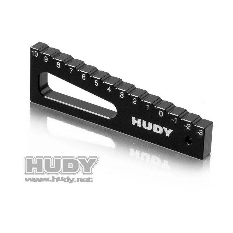CHASSIS DROOP GAUGE -3 TO 10 MM FOR 1/8 CARS (20 MM) - HUDY CHASSIS DROOP GAUGE -3 TO 10 MM FOR 1/8 CARS (20 MM) - HUDY