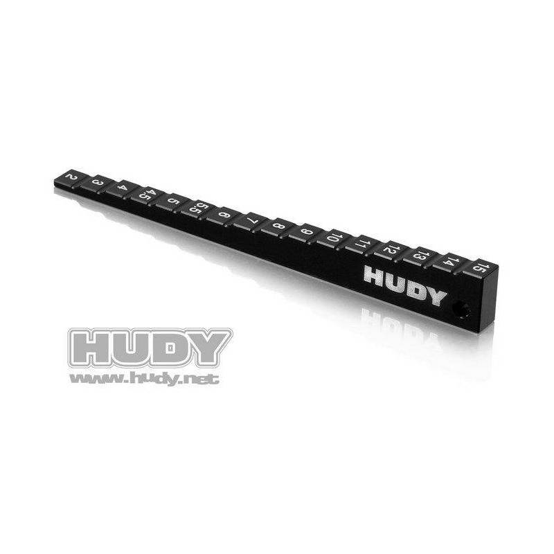 CHASSIS RIDE HEIGHT GAUGE 0 MM TO 15 MM (1 MM STEPPED) - HUDY CHASSIS RIDE HEIGHT GAUGE 0 MM TO 15 MM (1 MM STEPPED) - HUDY