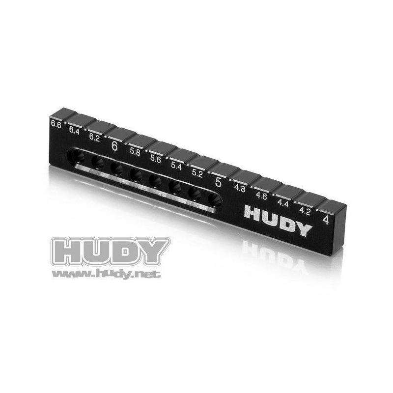 ULTRA-FINE CHASSIS DROOP GAUGE 4.0-6.6MM - HUDY ULTRA-FINE CHASSIS DROOP GAUGE 4.0-6.6MM - HUDY