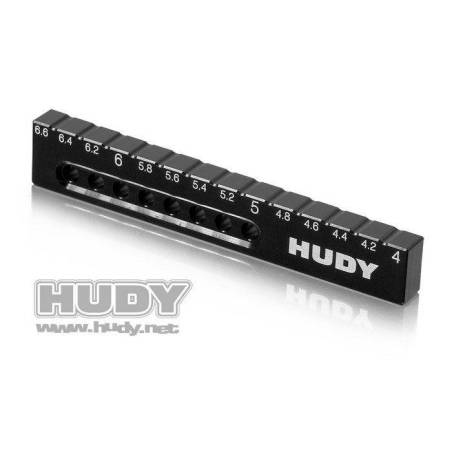 ULTRA-FINE CHASSIS DROOP GAUGE 4.0-6.6MM - HUDY