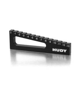 CHASSIS DROOP GAUGE 0 TO -13 MM FOR 1/8 OFF-ROAD & TRUGGY - HUDY