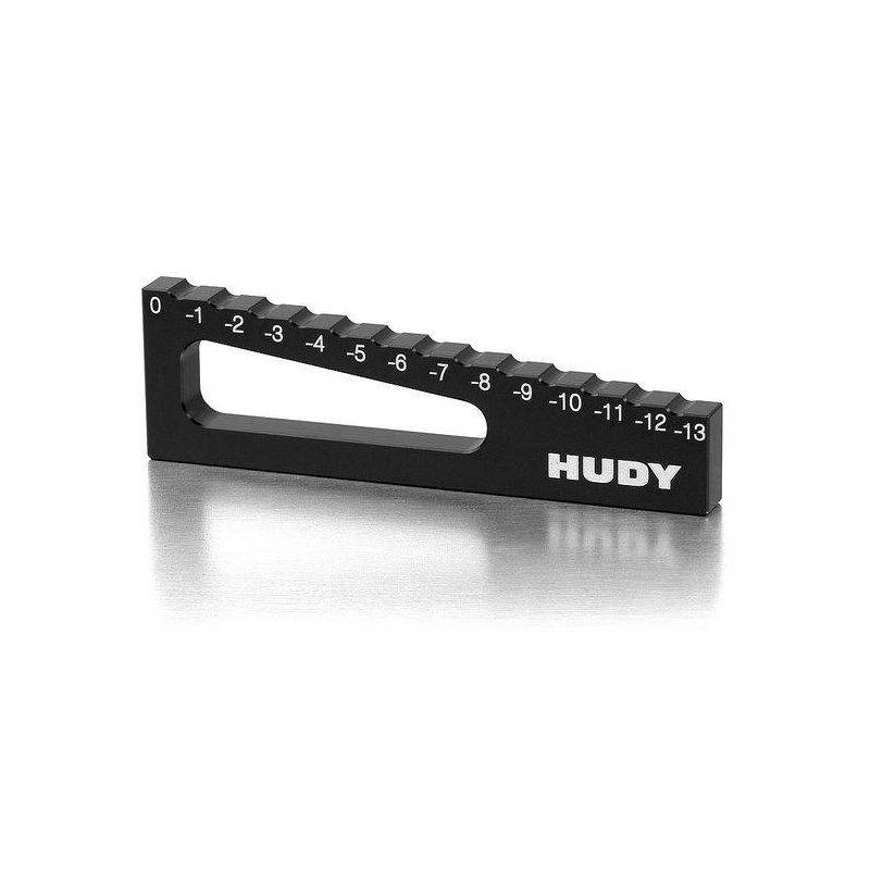 CHASSIS DROOP GAUGE 0 TO -13 MM FOR 1/8 OFF-ROAD & TRUGGY - 107717 - CHASSIS DROOP GAUGE 0 TO -13 MM FOR 1/8 OFF-ROAD & TRUGGY - 107717 -
