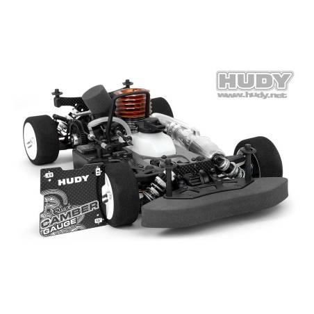 HUDY GRAPHITE QUICK CAMBER GAUGE 1/10 TOURING 1.5-2-2.5 deg - HUDY