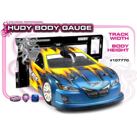 HUDY BODY GAUGE 1/10 NITRO TOURING CARS - HUDY