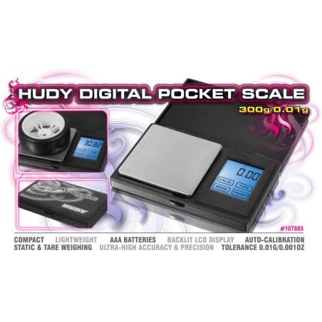 HUDY PROFFESIONAL DIGITAL SCALE 300g/0.01g - HUDY