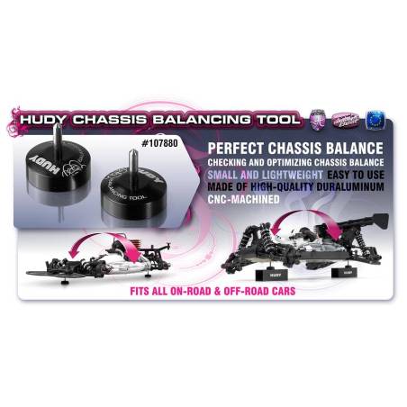 CHASSIS BALANCING SIMPLE TOOL (2 PCS.) - HUDY