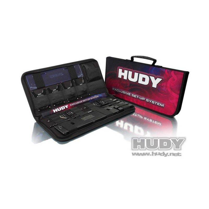 SET OF SET-UP TOOLS + CARRYING BAG - FOR 1/8 ON-ROAD CARS - HUDY SET OF SET-UP TOOLS + CARRYING BAG - FOR 1/8 ON-ROAD CARS - HUDY