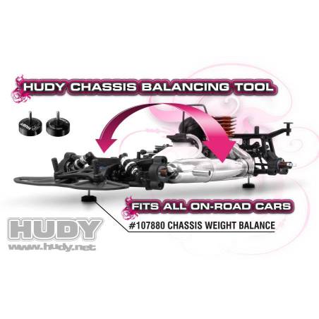 CHASSIS BALANCING SIMPLE TOOL (2 PCS.) - HUDY